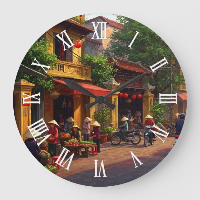 Grande Horloge Ronde Hanoi Vietnam Travel (Recto)