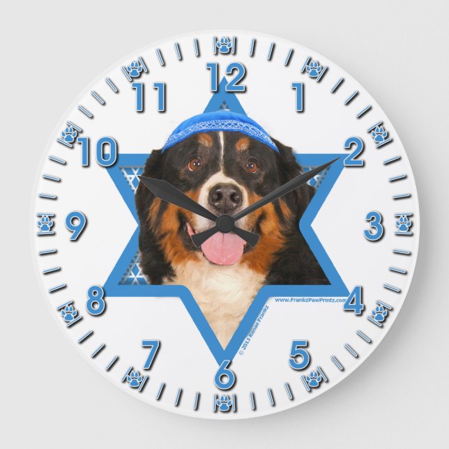 Grande Horloge Ronde Hanukkah Star of David (Recto)