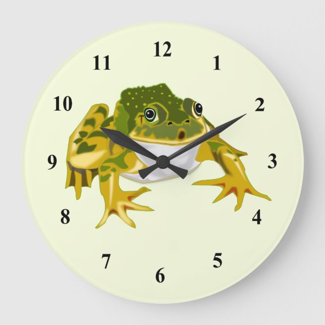 Grande Horloge Ronde Happy Frog (Recto)