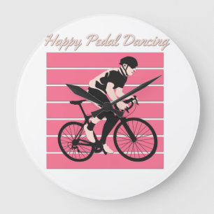 Grande Horloge Ronde Happy Pedal Dancing