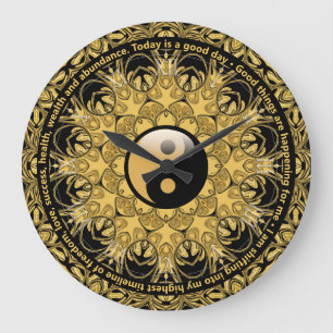 Grande Horloge Ronde Harmonya - L'Horloge Mandala Balance