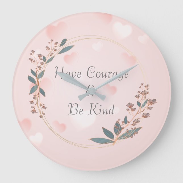 Grande Horloge Ronde Have Courage And Be Kind Cendrillon (Recto)