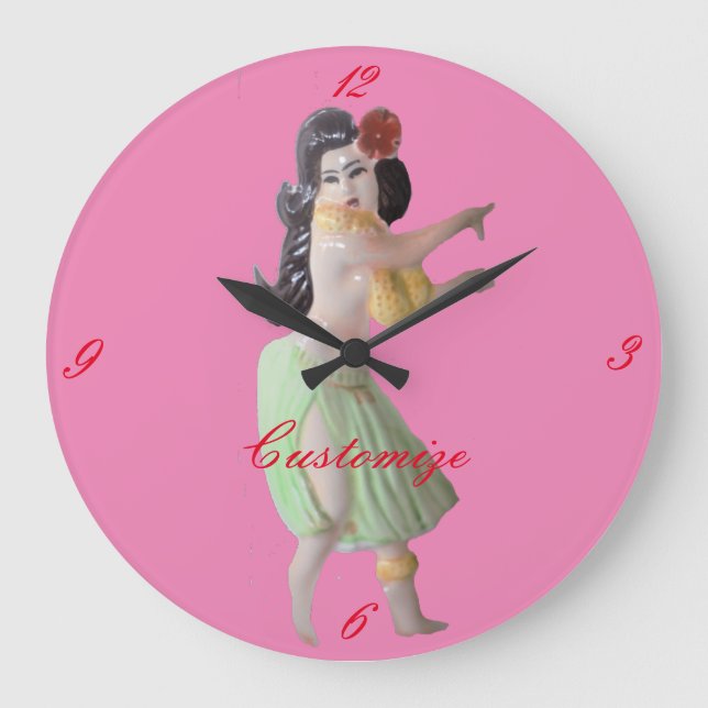 Grande Horloge Ronde Hawaii Hula Dancer Thunder_Cove (Recto)