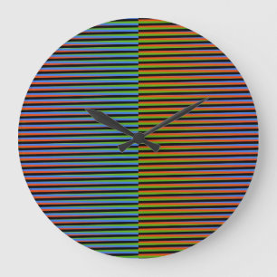 Grande Horloge Ronde HECHO EN VENEZUELA 🇻 🇪 Inspirado en Cruz-Diez