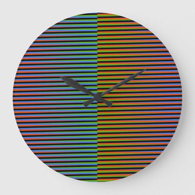 Grande Horloge Ronde HECHO EN VENEZUELA 🇻 🇪 Inspirado en Cruz-Diez (Recto)