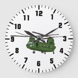 Grande Horloge Ronde hélicoptère de l'armée en guerre