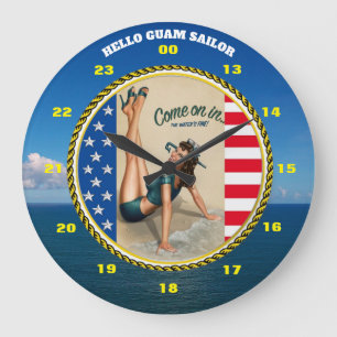 GRANDE HORLOGE RONDE HELLO GUAM SAILOR