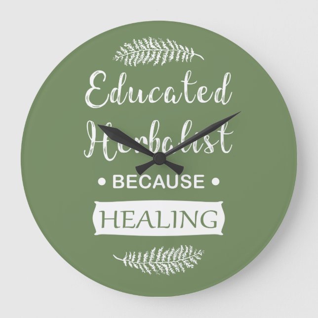 Grande Horloge Ronde herboriste instruit (Recto)