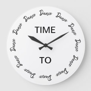 Grande Horloge Ronde Heure de danser