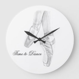 Grande Horloge Ronde Heure de danser l'horloge murale de ballet