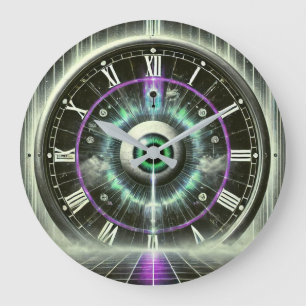 Grande Horloge Ronde 🕰️ Heure "sans fin" 🕰️