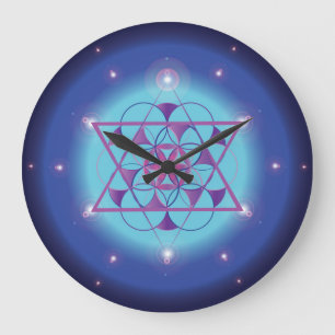 Grande Horloge Ronde Hexagram, la géométrie sacrée