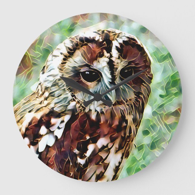 GRANDE HORLOGE RONDE HIBOU (Recto)