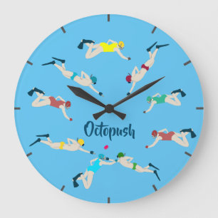 Grande Horloge Ronde Hockey sous-marin