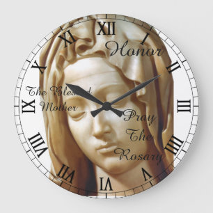 Grande Horloge Ronde Honorez la mère bénie…