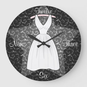 Grande Horloge Ronde "Horloge de la starlette blonde"