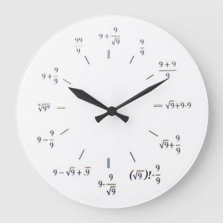 Grande Horloge Ronde I Heart math