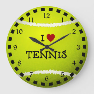 Grande Horloge Ronde I Love tennis