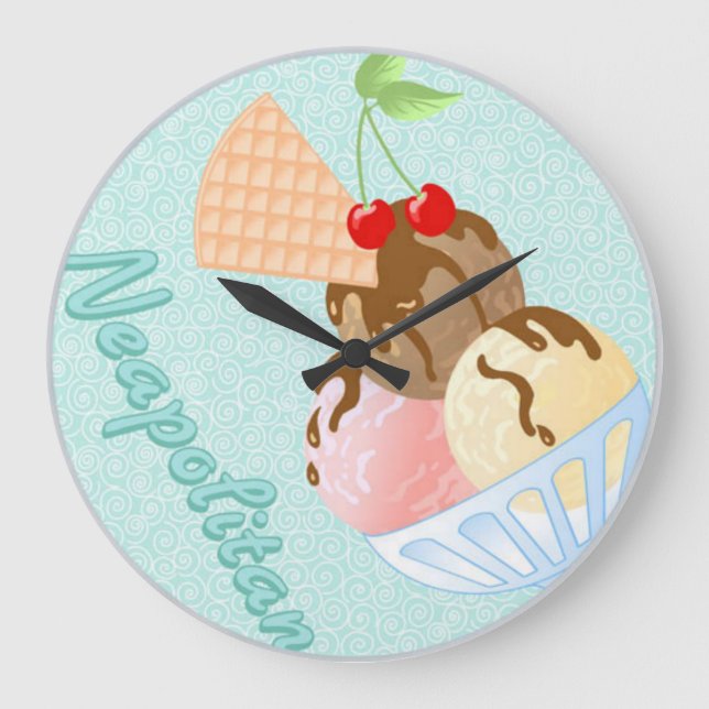 Grande Horloge Ronde Icecream (Recto)