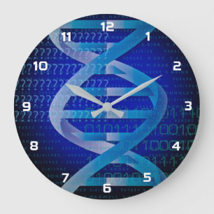 Grande Horloge Ronde ID ADN Blue Science