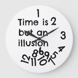 Grande Horloge Ronde Illusion de l'horloge