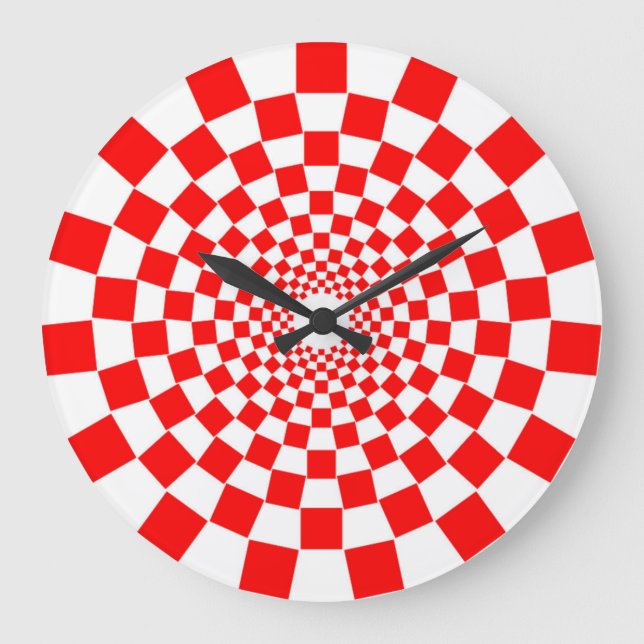 GRANDE HORLOGE RONDE ILLUSION OPTIQUE (Recto)
