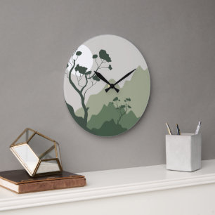 Grande Horloge Ronde Illustration de la nature
