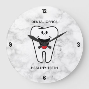 Grande Horloge Ronde Illustration de Teeth