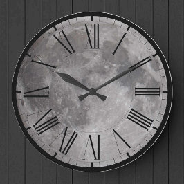 Grande Horloge Ronde Image d'astronomie de Pleine lune