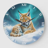 Imaginaire Cute Lynx Cub hiver