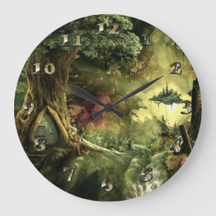 Grande Horloge Ronde Imaginaire en Amazonie
