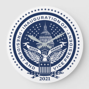 Grande Horloge Ronde Inauguration du logo inaugural du président Biden