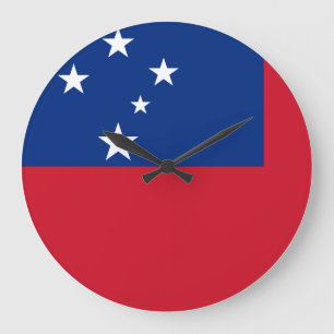 Grande Horloge Ronde Indicateur Samoa