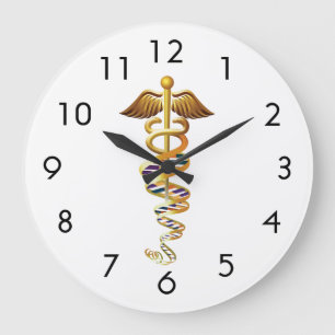 Grande Horloge Ronde Insigne Médicale