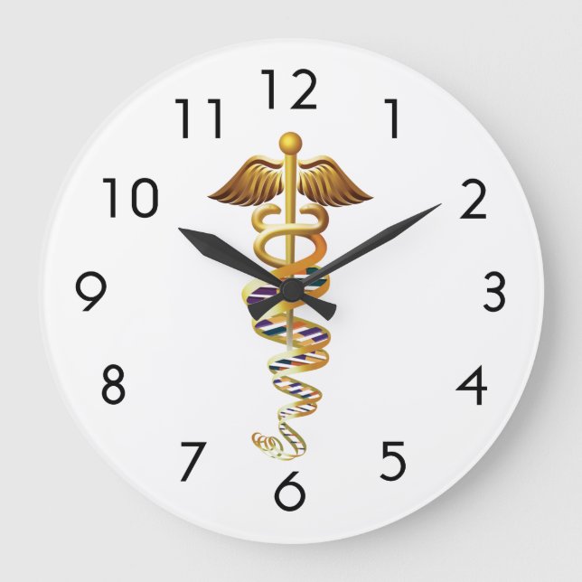 Grande Horloge Ronde Insigne Médicale (Recto)
