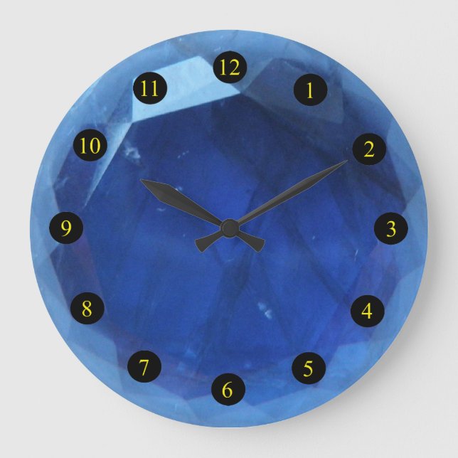 Grande Horloge Ronde Iolite a facetté la cabine (Recto)
