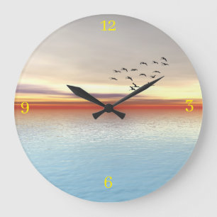 Grande Horloge Ronde Irish Image for Acrylic Wall Clock