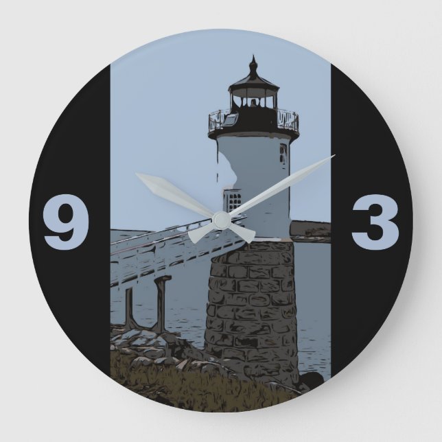 GRANDE HORLOGE RONDE ISLE AU HAUT LIGHT (Recto)
