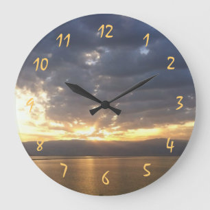 Grande Horloge Ronde Israël de la mer