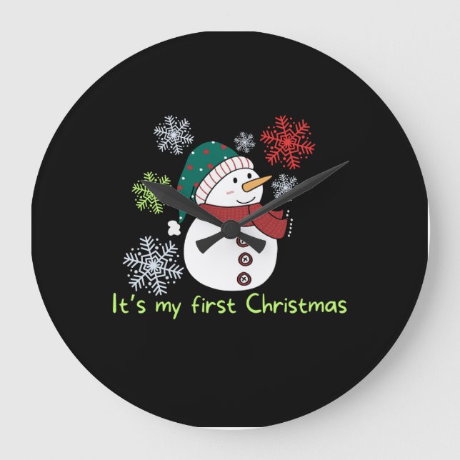 Grande Horloge Ronde It's my first Christmas (Recto)