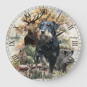 Grande Horloge Ronde Jagdterrier