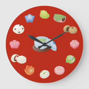 Grande Horloge Ronde Japanese Wagashi Sweets
