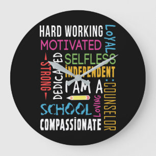 Grande Horloge Ronde Je Suis Un Conseiller Scolaire Appréciation