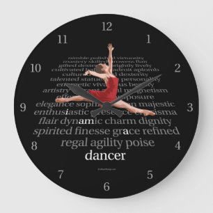 Grande Horloge Ronde Je suis un danseur