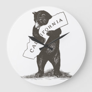 Grande Horloge Ronde Je T'Aime Californie