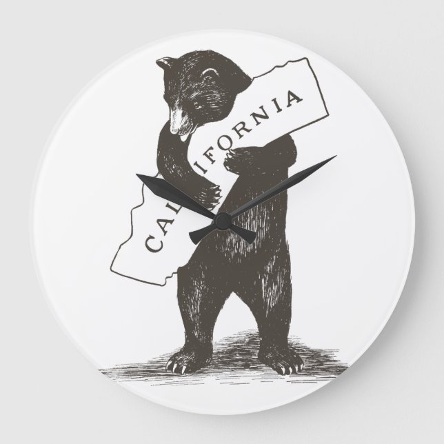 Grande Horloge Ronde Je T'Aime Californie (Recto)