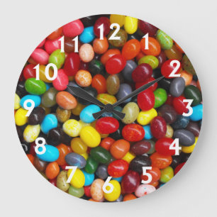 Grande Horloge Ronde Jelly Beans