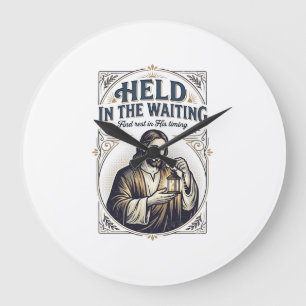 Grande Horloge Ronde Jésus Infécondité Essayer de Concevoir Encourageme