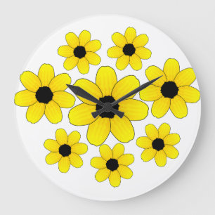 Grande Horloge Ronde jolis tournesols pour une belle maison