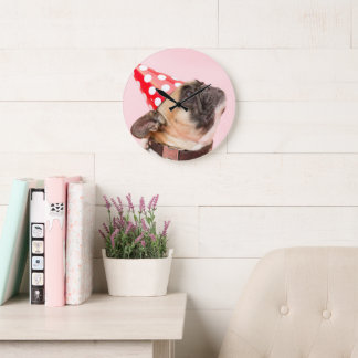 Grande Horloge Ronde Jour de naissance de chien